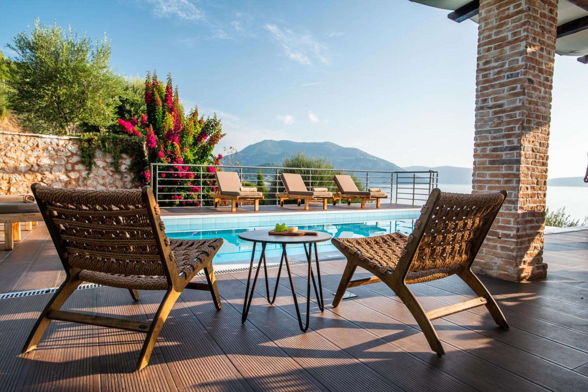 Iris Villas Lefkada - Marine Villa With Private Sea Access Сівота Екстер'єр фото