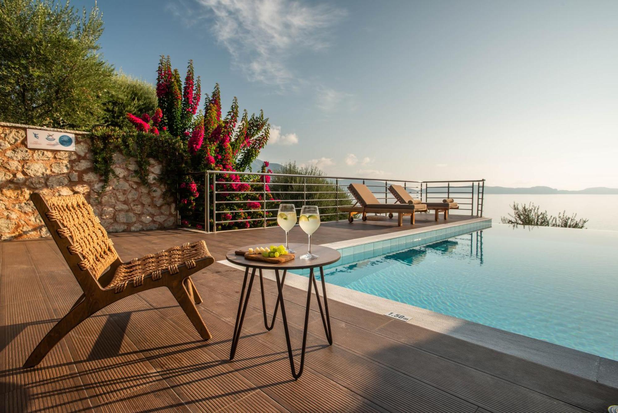 Iris Villas Lefkada - Marine Villa With Private Sea Access Сівота Екстер'єр фото